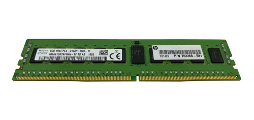 Imagem 1 de 7 de Memoria Registrada Ddr4 8gb Pc4-2133p Hp Proliant Ml150 G9