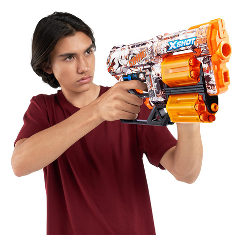 Blaster Retro Dread Sonic Con 24 Dardos Y Doble Rotación