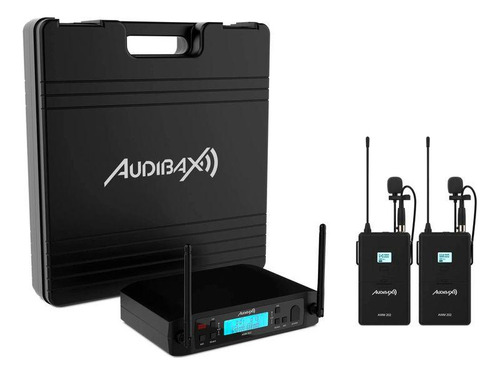 Micrófono Inalámbrico De Lavalier Audibax Awm 202 Doble