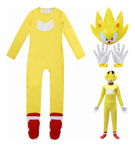 Traje De Fiesta Sonic The Hedgehog Mono De 3 Estilos Niños