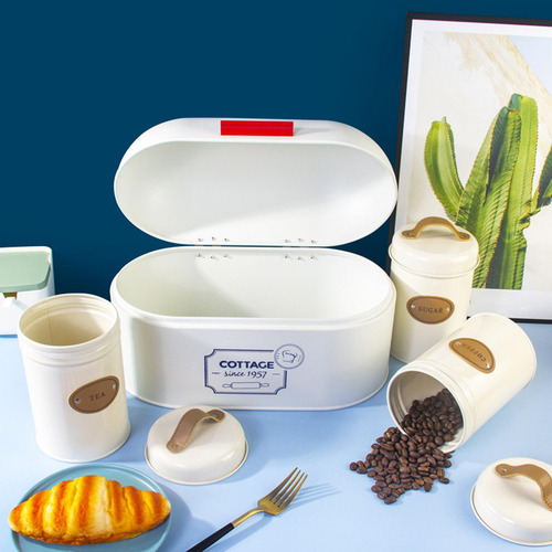 Caja Organizadora De Pan Con Juego De Recipientes Juego De