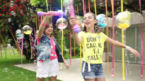 Imagen 5 de 7 de Juliana Burbujero Unicornio A Pilas Con Luz Burbujas Edu