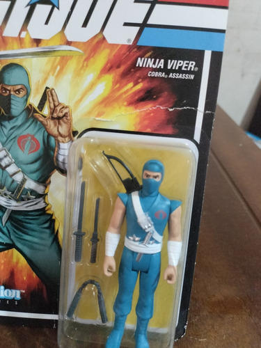 Figura De Acción G.i. Joe Ninja Viper Super 7 (Usado)
