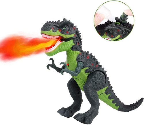 Imagen 6 de 9 de Dinosaurio Rex De Juguete Con Luces Y Sonido Regalo Sorpresa
