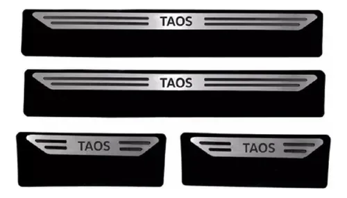 Cubre Zócalo Protector De Acero Inoxidable 2 Y 4 Puertas Volkswagen Taos