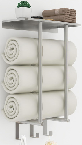 Towel Racks For Bathroom Wall Mounted, Towel Rack With ...