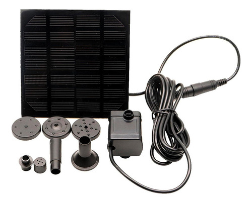 Fuente Solar Con Panel De Bomba De Agua 6 Cabezales De