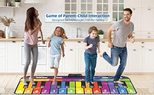Sunlin Alfombrilla De Piano De Piso De 6 Pies Para Niños Y N
