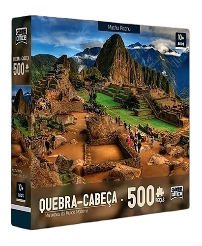 Quebra-cabeça Game Office 500 Peças Maravilhas: Machu Picchu