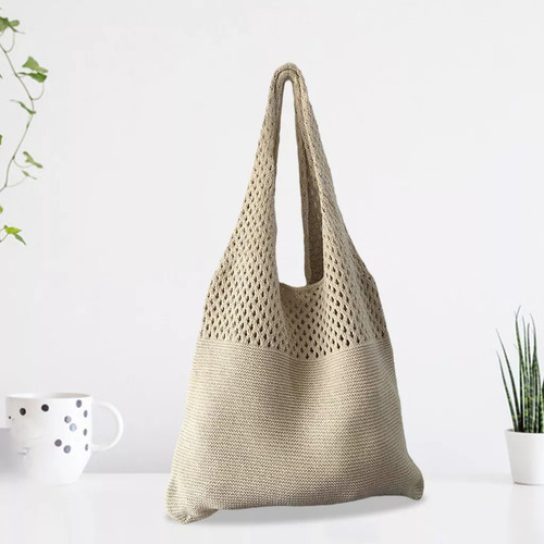 Bolsa De Ombro Retrô Tecida À Mão Devido À Viagem C
