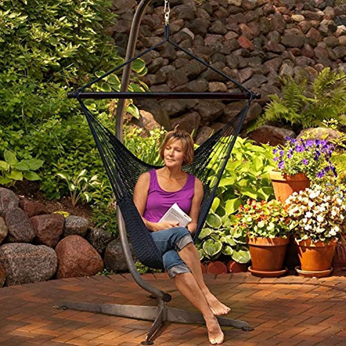 Algoma 4913n Colgante De Poliester Rope Chair Navy