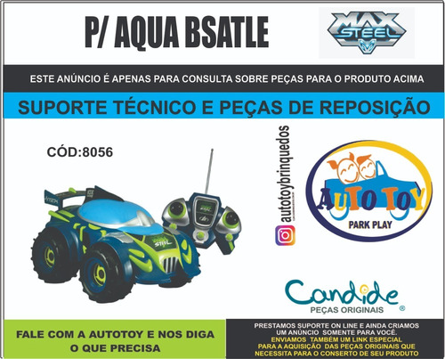 Aqua Bsatle 8056 - Max Steel - Peças De Reposição