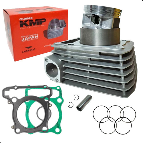 Kit Cilindro Pistao Aneis Juntas Kmp Honda Cb300 2011 2012