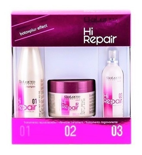 Salerm Hi Repair Kit Profesional 3 Productos 