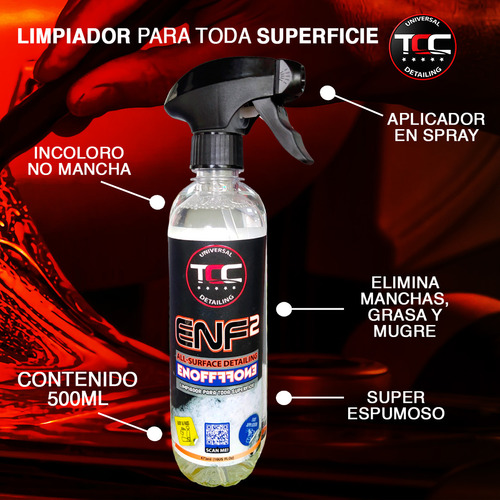 Kit Limpiador Multiuso Enf2 + Cepillo + Microfifra - Tcc