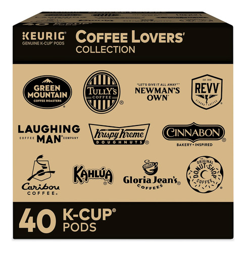 Colección De Los Amantes De Café Keurig Paquete Variado Caps