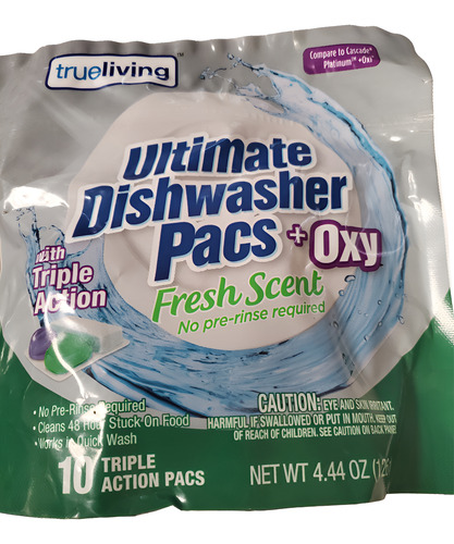 Detergente En Pacs Lavavajillas 60 Pzas Olor Fresco Mas Oxy