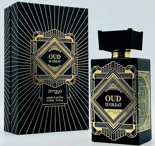 Afnan Zimaya Oud Is Great Eau De Parfum Espray, 3.4 Onzas U