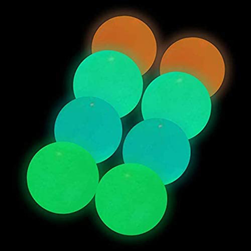 Bolas De Pared Adhesivas Para Techo Fluorescentes, 4 Unidade