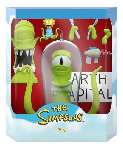 Los Simpson Figura Kang Alien Muñeco Marciano Maggie Simpson