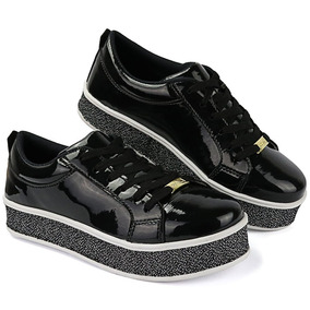 tenis todo preto feminino mercado livre