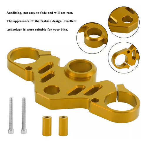Abrazadera Cnc Triple En Forma De 'arbol Para Yamaha R15 V4