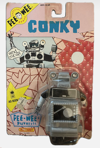 1988 Robot Conky Serie Pee Wee Herman Vintage Unico