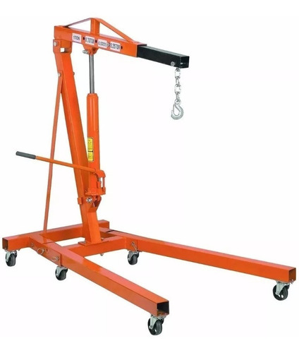 Imagen 4 de 9 de Guinche Pluma Hidraulico Plegable 2 T Levanta Motor 2 Años
