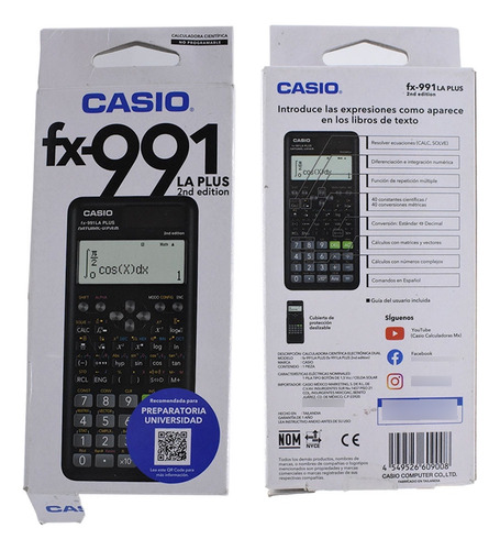 Calculadora Científica Fx-991 La Plus 2nd Edition Dual Negro (Usado)