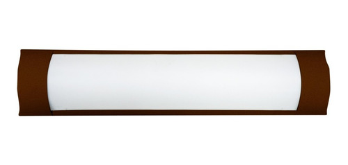 Imagem 1 de 1 de Luminaria Linear Sl1061333 Fina 18w 6000k Marrom Skylux