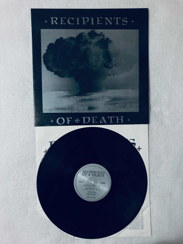 Recipients Of Death Lp Vinyl Vinilo Méx 1988 Avanzada Metali