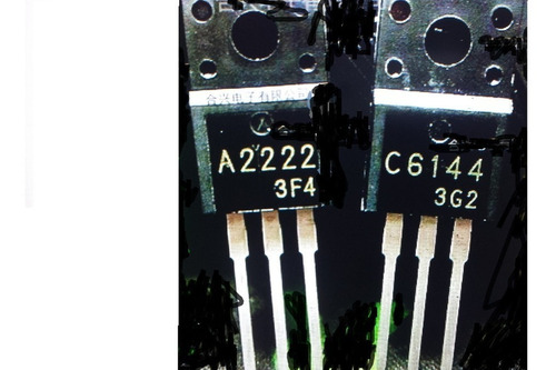 Transistores   1 -  A2222  - Y -  1 -  C6144 Epson - Mas 10 Fusibles F1/f2