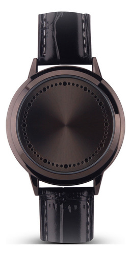 Reloj Digital Unisex Led Táctil Árbol De Vida Negro
