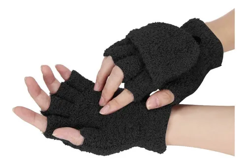 VENI MASEE Guantes de pantalla t/áctil de invierno Impresi/ón de flores de nieve Mant/éngase caliente para mujeres y hombres