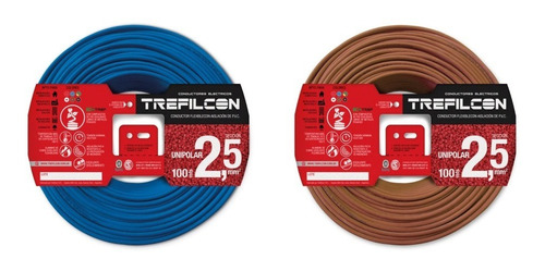 Cable Unipolar De 2,5mm Pack X 2 Rollos De 25 Metros