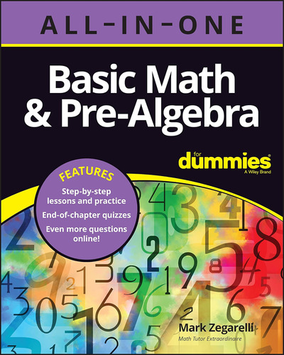 Libro: Basic Math & Pre-algebra All-in-one For Dummies (+