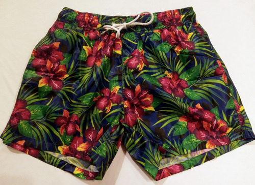 Short De Baño Floreado Para Hombre