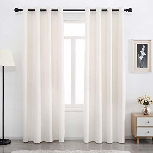 Crema Spxtex Cortinas De Terciopelo Blanco 90 R53sf