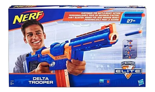 Pistola Nerf N-strike Elite Delta Trooper Hasbro E1912 Eps