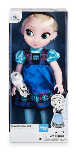 Muñeca Elsa Animator Disney Store Nueva En Caja Original 16