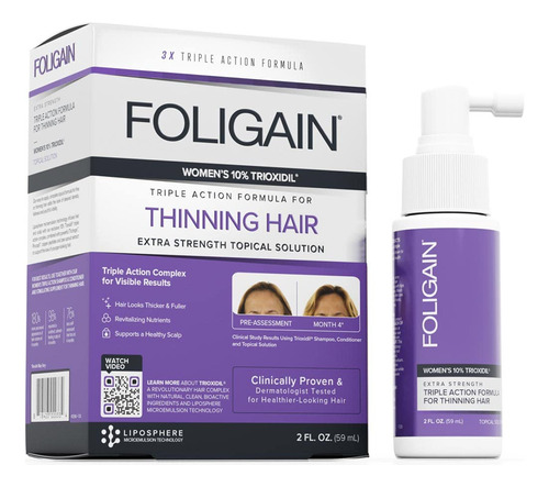 Fórmula Capilar Foligain Triple Action Complete 60 Ml Para M