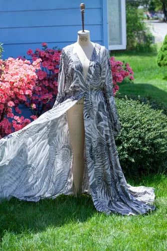 Vestidos largos abiertos adelante sales