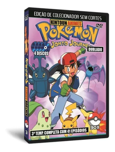 DVD Pokemon 4 Filmes Dublados