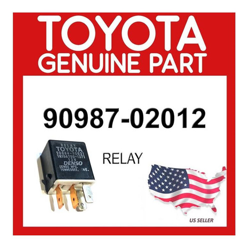 Relé 4 Patas Denso Toyota Corolla Prado Meru 90987-02012 (Usado)