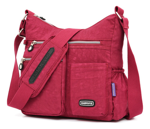 Bolso Impermeable Con Múltiples Bolsillos Para Mujer