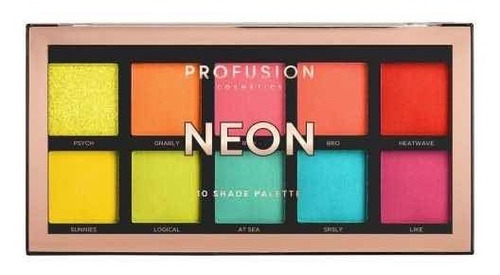 Profusion Paleta De Sombras Neon