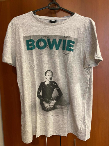 Camiseta David Bowie H&m Talla M 