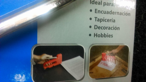 Imagen 5 de 6 de Abrochadora Engrampadora Bulit 2 En 1 Con 200 Grampas