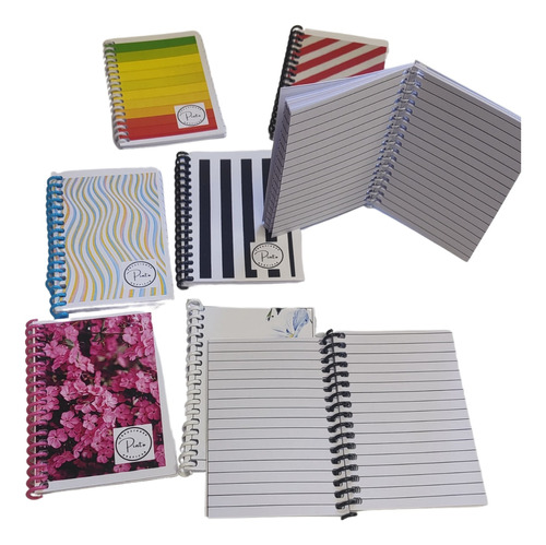 Pack X15 Libreta Pinto A7 Rayada Espiral