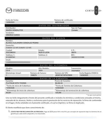 Mazda CX-5 2.5T Signature At